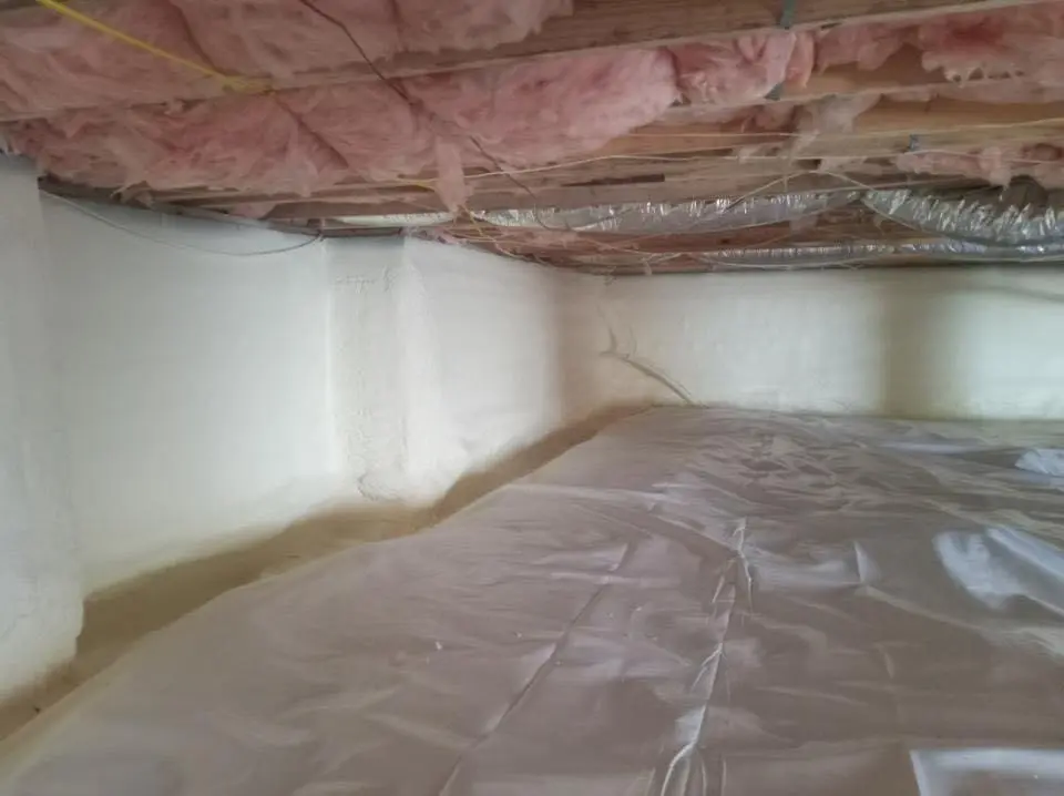Crawl space encapsulation with closed-cell spray foam for Roof Maintenance in Irondale